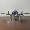 Airplane Desk Clock With Rotating Propellers - 2