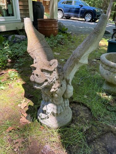 Concrete Gargoyle Statue