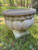 Pair of 14" Concrete Pedestal Urn Planters - 5