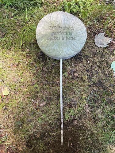 Garden Verse Stone with Stake