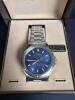 Seiko Kinetic SQ50 Two-Tone Stainless Steel Watch with Blue Dial
