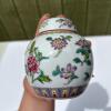 Small Chinese Ceramic Ginger Jar with Floral & Insect Design - 4