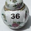 Small Chinese Ceramic Ginger Jar with Floral & Insect Design - 9