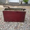 Antique Wooden Gravity Toilet Tank with Dovetail Joinery - 2