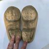 Traditional Dutch Wooden Clogs, Handcrafted, Natural Finish - 3