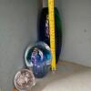Art Glass Paperweights (Jellyfish, Bubble) and Swirl Vase, Hand-Blown, 8.5 in Tall Vase - 5