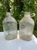 Stanpac Glass Milk Bottles &ndash; Hatchland Farm & McNamara Dairy, New Hampshire, Lot of 2
