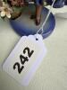 Painted Italian Pottery Figurine Woman with Floral Basket - 4