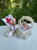 Annalee Nurse Mouse & Baby in Lace Bassinet