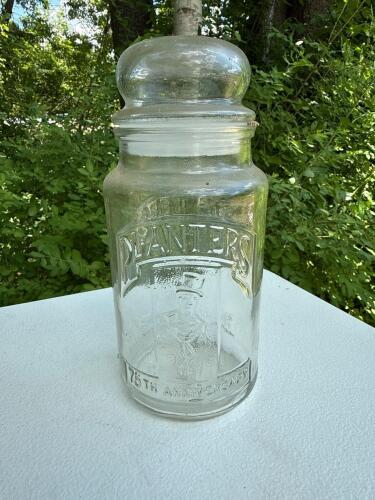 Planters 75th Anniversary Glass Jar with Lid