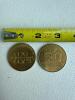Official NFL Super Bowl XL and Super Bowl 50 Commemorative Gold-Plated Coins - 4