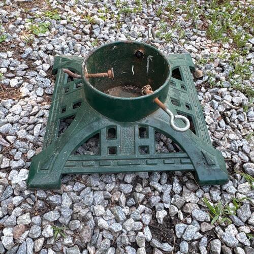 Vintage John Wright Cast Iron Christmas Tree Stand