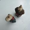 Four Carved Wooden Folk Figurines - 4