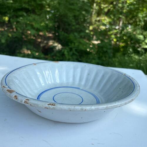 Antique Blue and White Earthenware - Attributed Delft