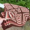 Pair of Crocheted Blankets - Two Sizes - 5