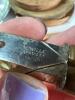 Antique M. WILLE German Brass Scissors & Letter Opener with Horse Head Sheath - 5