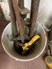Set of Heavy-Duty 36" Pipe Clamps & 1 DEWALT Trigger Clamp - 3