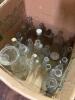 Large Lot Antique Clear Glass Bottles - 4
