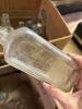Large Lot Antique Clear Glass Bottles - 5