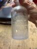 Large Lot Antique Clear Glass Bottles - 8