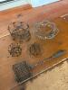 Handcrafted Toasting Basket & Beaded Trivets, Early 20th Century
