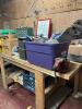 Mega Workbench Lot Includings Cleveland 4" Bench Vise