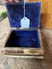 Bone & Brass Domed Trinket Box Pair - 6