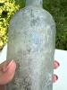 Antique 19th-Century Hand-Blown Aqua Glass Bottles - 4