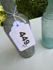 Antique 19th-Century Hand-Blown Aqua Glass Bottles - 6