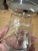 Sterling Silver & Etched Glass Mustard Pot/Jam Jar with Lid & Matching Spoon - 4