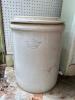 12-Gallon Stoneware Crock with Lid