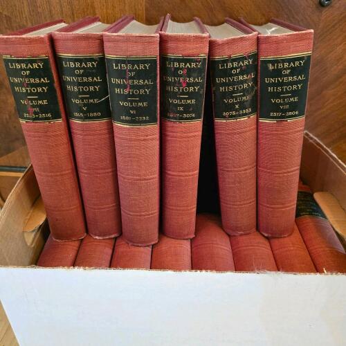 Library of Universal History 1908 Israel Smith Clare