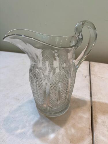 Pressed Glass Pitcher