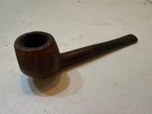 Straight Billiard Briar Pipe with Vulcanite Stem