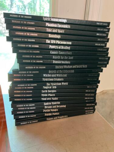 23 Volumes Time Life Books &ldquo;Mysteries of the Uknown&rdquo;