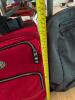 Kipling Red Rolling Suitcase & eBags Grey 17" Travel Backpack - 6