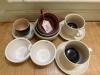 Mixed Lot Bowls & Cups - 14