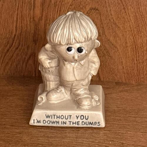 Russ Berrie 1969 Vintage "Down in the Dumps" Ceramic Figurine