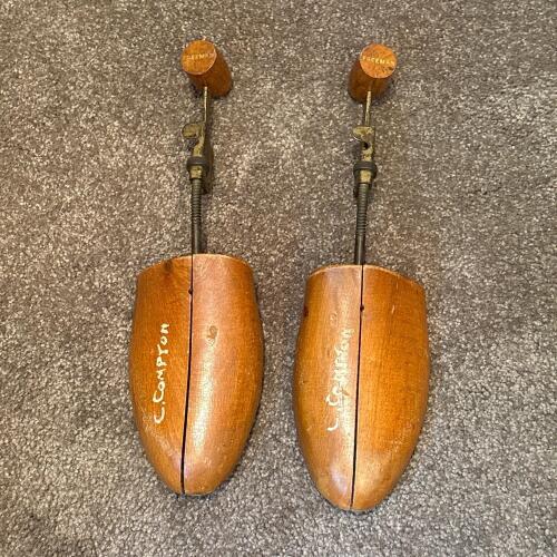 Pair of Vintage Freeman Adjustable Wooden Shoe Stretchers