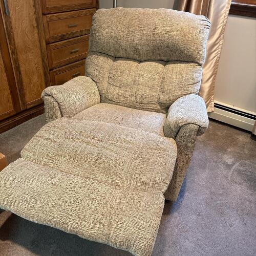 Action Industries Manual Recliner Chair - Beige