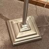 Modern Torchiere Floor Lamp with Frosted Glass Shade - 5