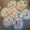 Pair of Small Handmade Colorful Braided Rag Rugs - 3