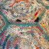 Pair of Small Handmade Colorful Braided Rag Rugs - 4