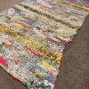 Pair of Small Handmade Colorful Braided Rag Rugs - 7