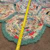 Pair of Small Handmade Colorful Braided Rag Rugs - 11