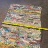 Pair of Small Handmade Colorful Braided Rag Rugs - 12
