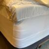 Queen Panel Bed Set with Metal Frame, Headboard, Perfect Fit Electric Blanket, Linens and Optional Mattress - 11