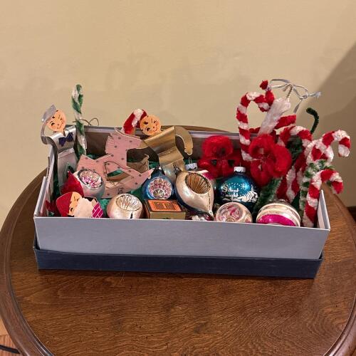 Collection of Vintage Christmas Ornaments