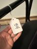 Black Utility Armchair with Casters - 10