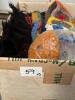 Multi-Color Handmade Crochet Granny Square Blankets with Black Fringe & Flower Motifs Included - 5